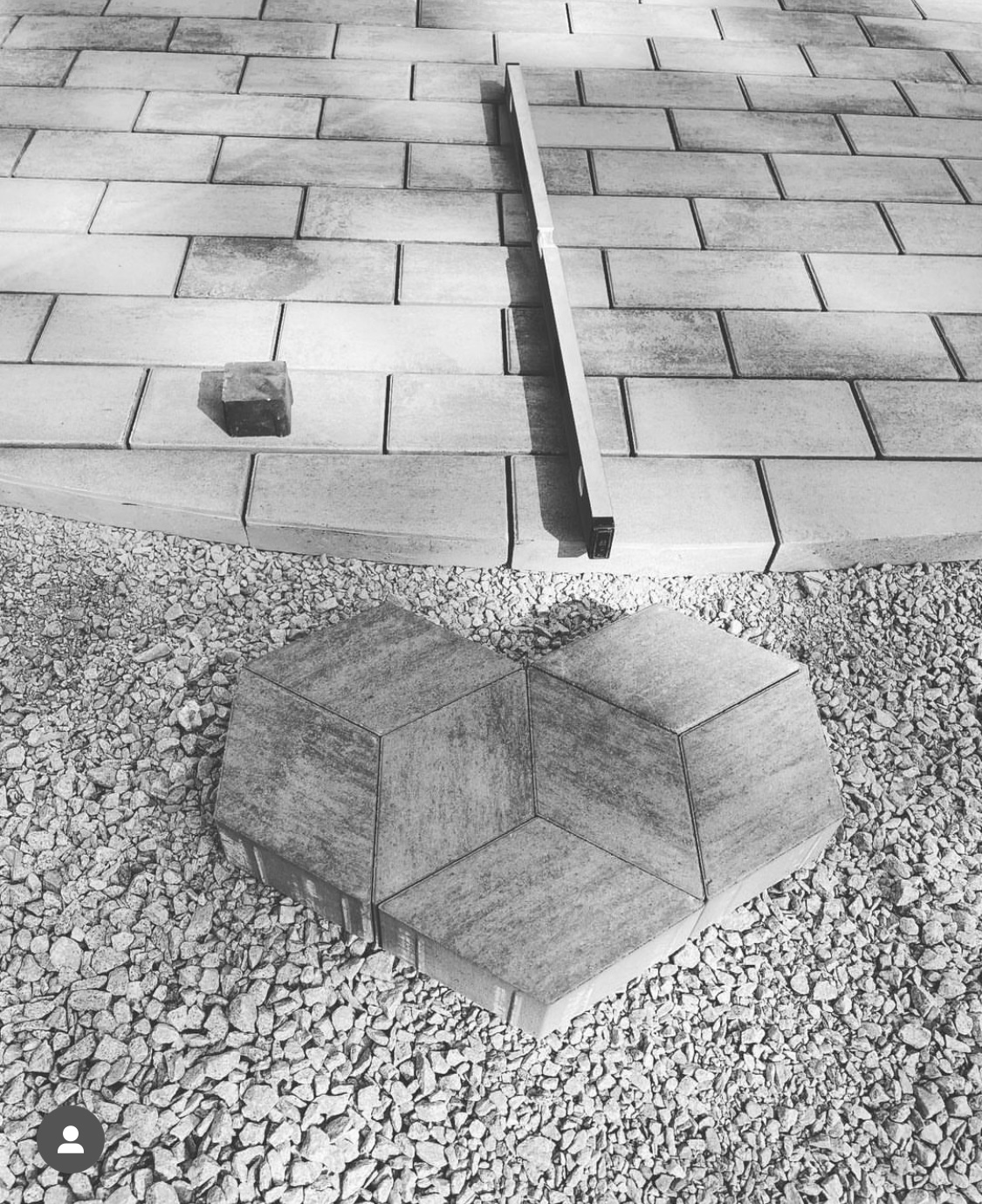 Designer paver styles — large format and geometric hexagon paver options