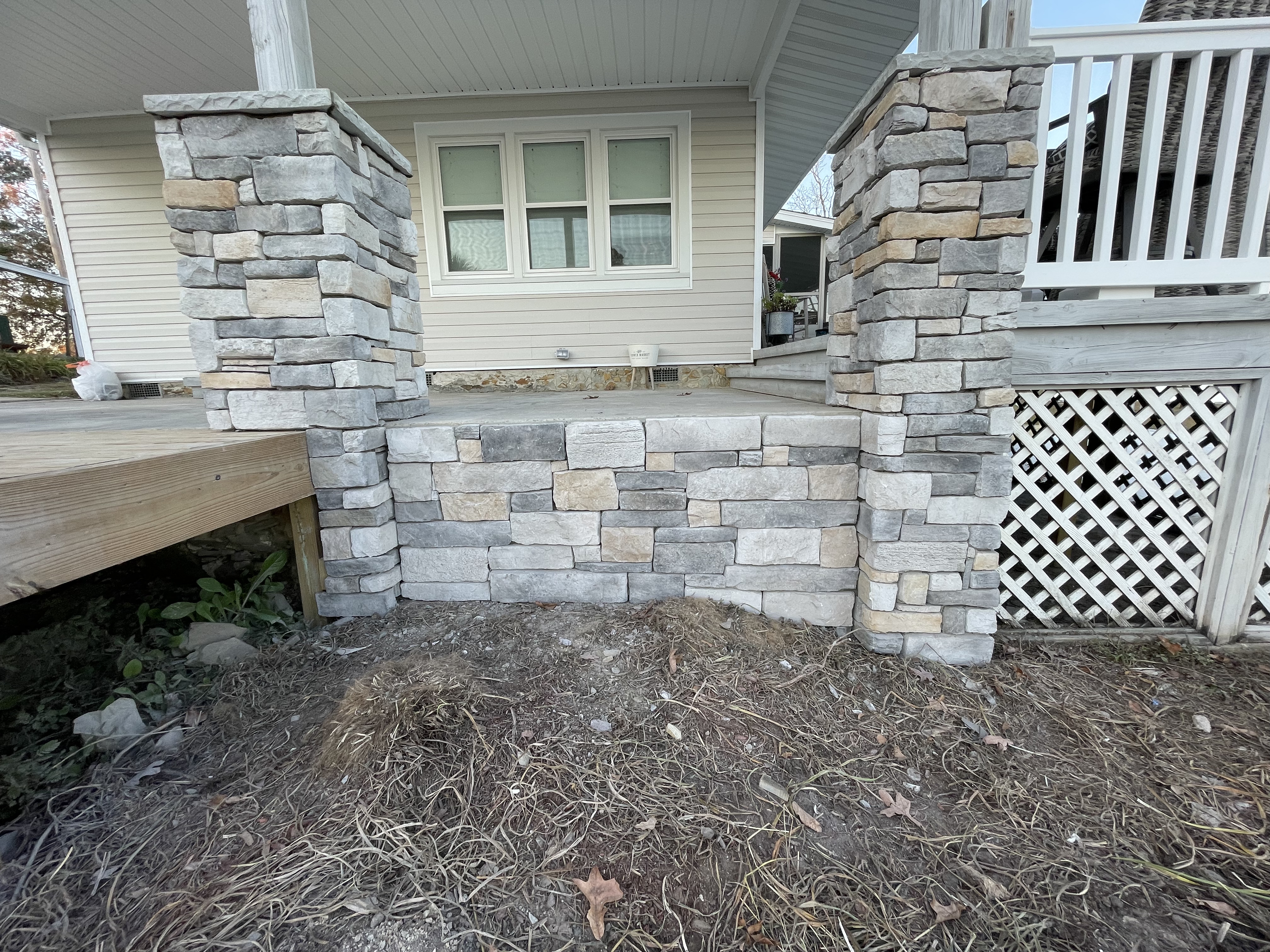 Custom stone work project in South Carolina